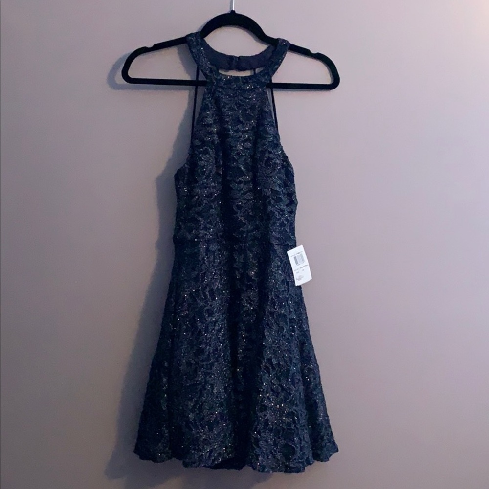 Blue semi formal